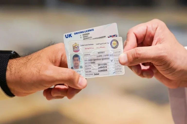 UAE Driving License Categories List